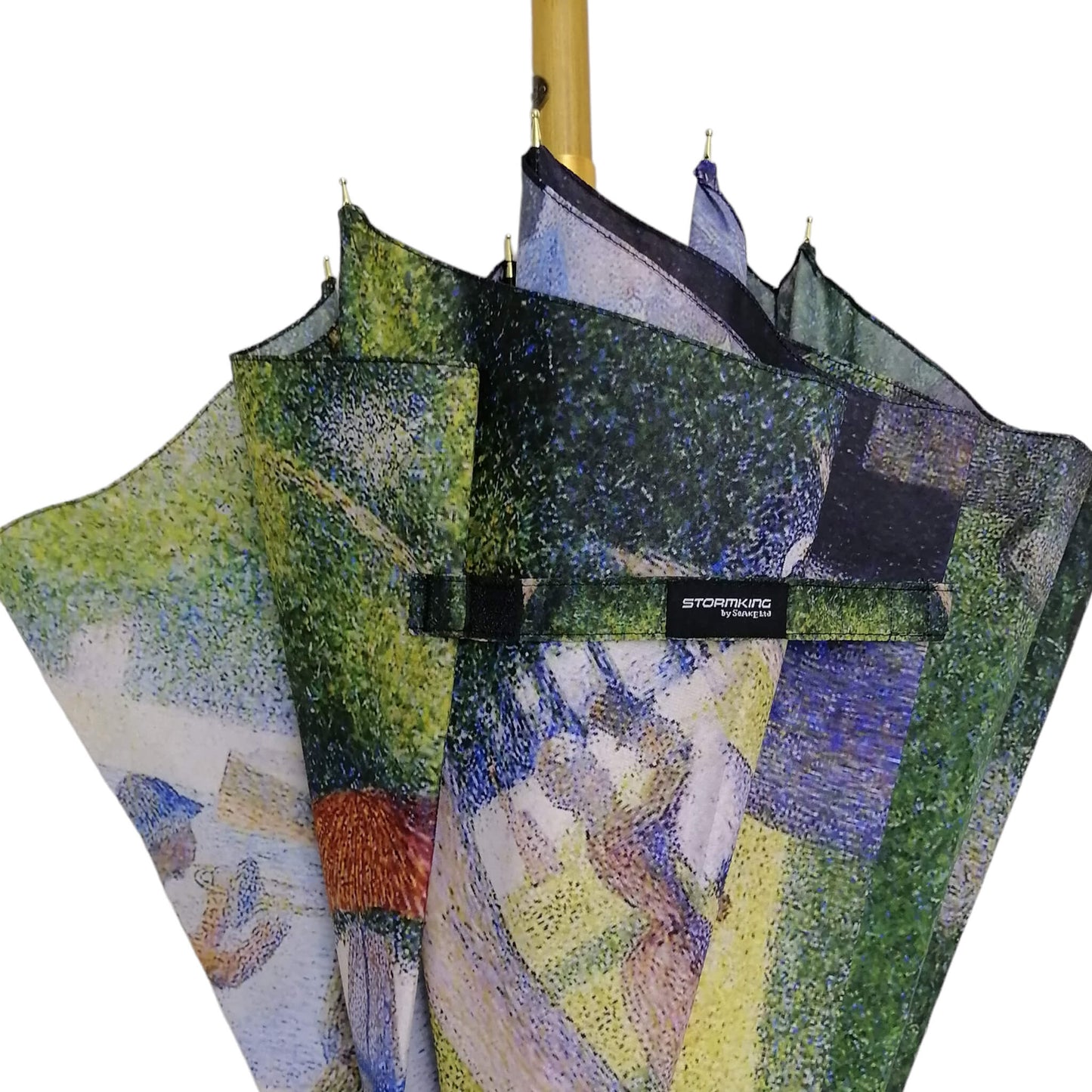 Storm King Art Umbrella Featuring Seurat "La Grande Jatte" Design