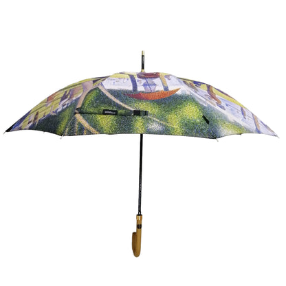 Storm King Art Umbrella Featuring Seurat "La Grande Jatte" Design