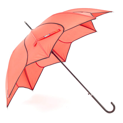 Swirl Umbrella in Coral
