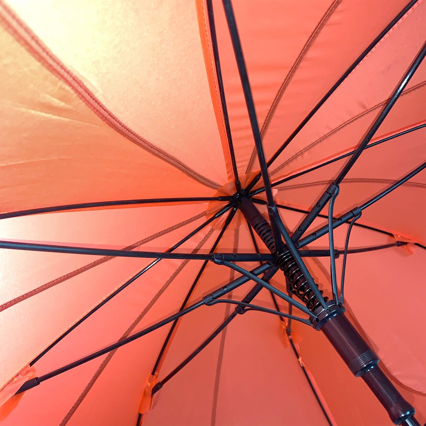 Swirl Umbrella in Coral