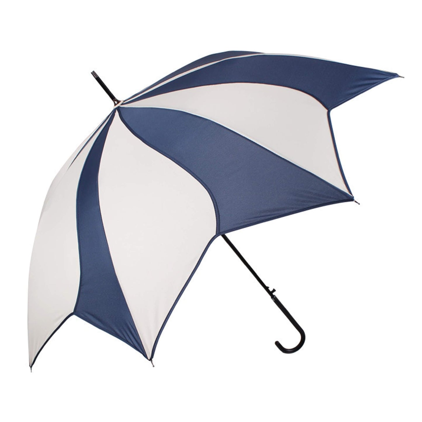 Swirl Umbrella in Cream and Navy