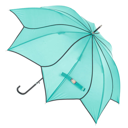Swirl Umbrella in Teal