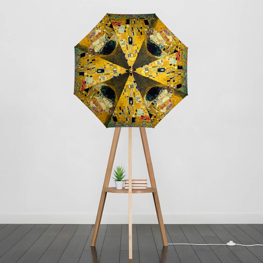 Umbrella Floor Lampstand Featuring Klimt the Kiss