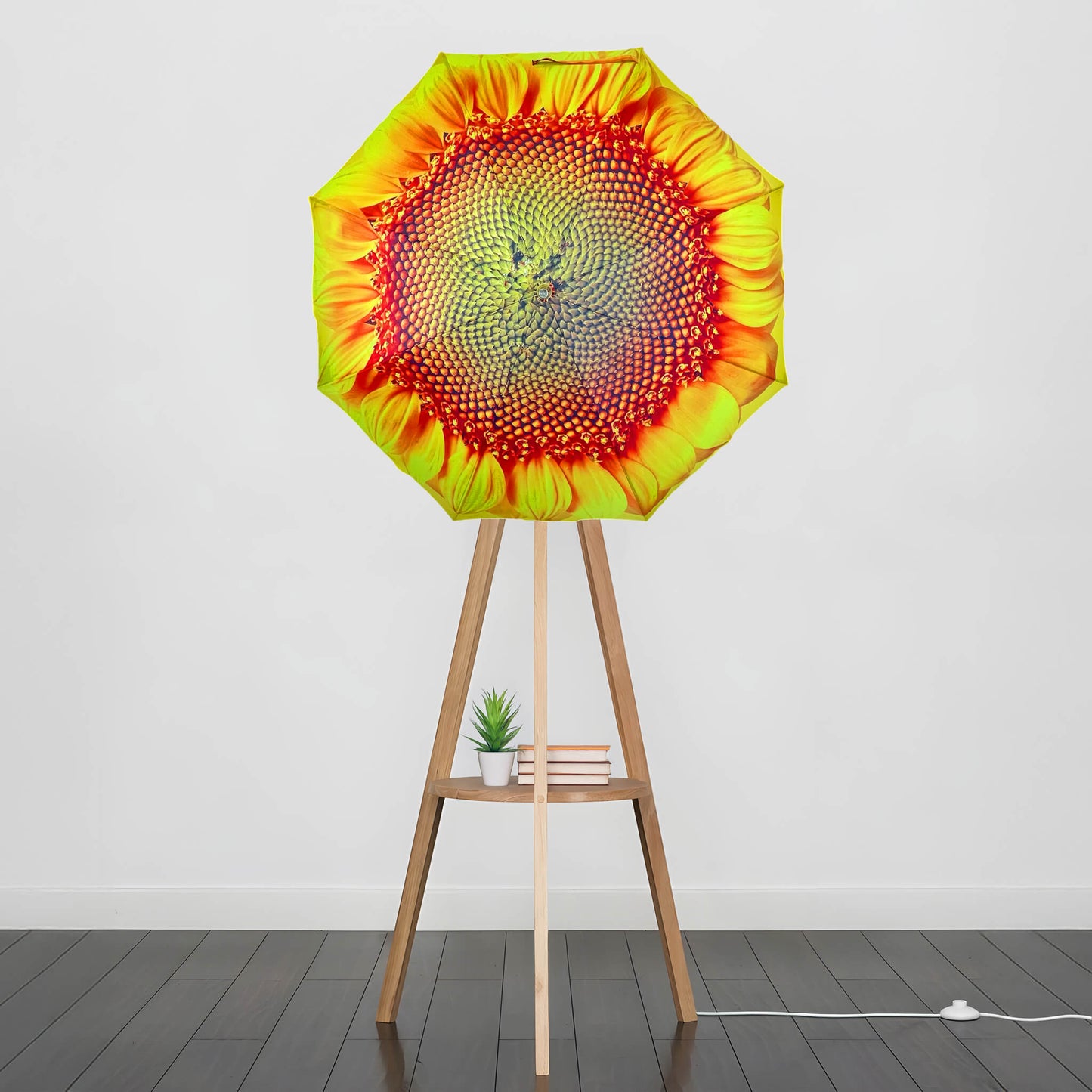 Umbrella Floor Lampstand Sunflower