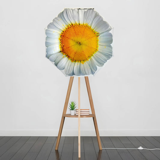 Umbrella Floor Lampstand White Daisy