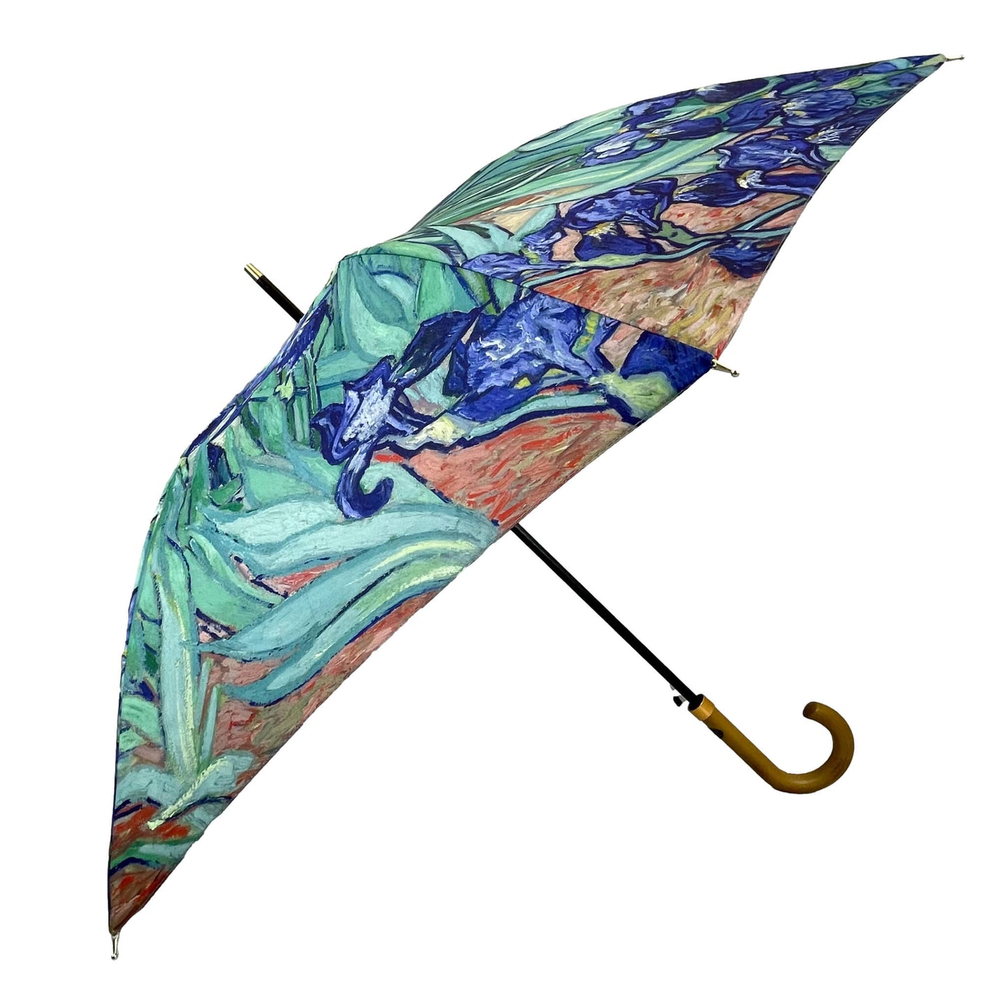 Storm King Art Umbrella Featuring Van Gogh "Irises" Design