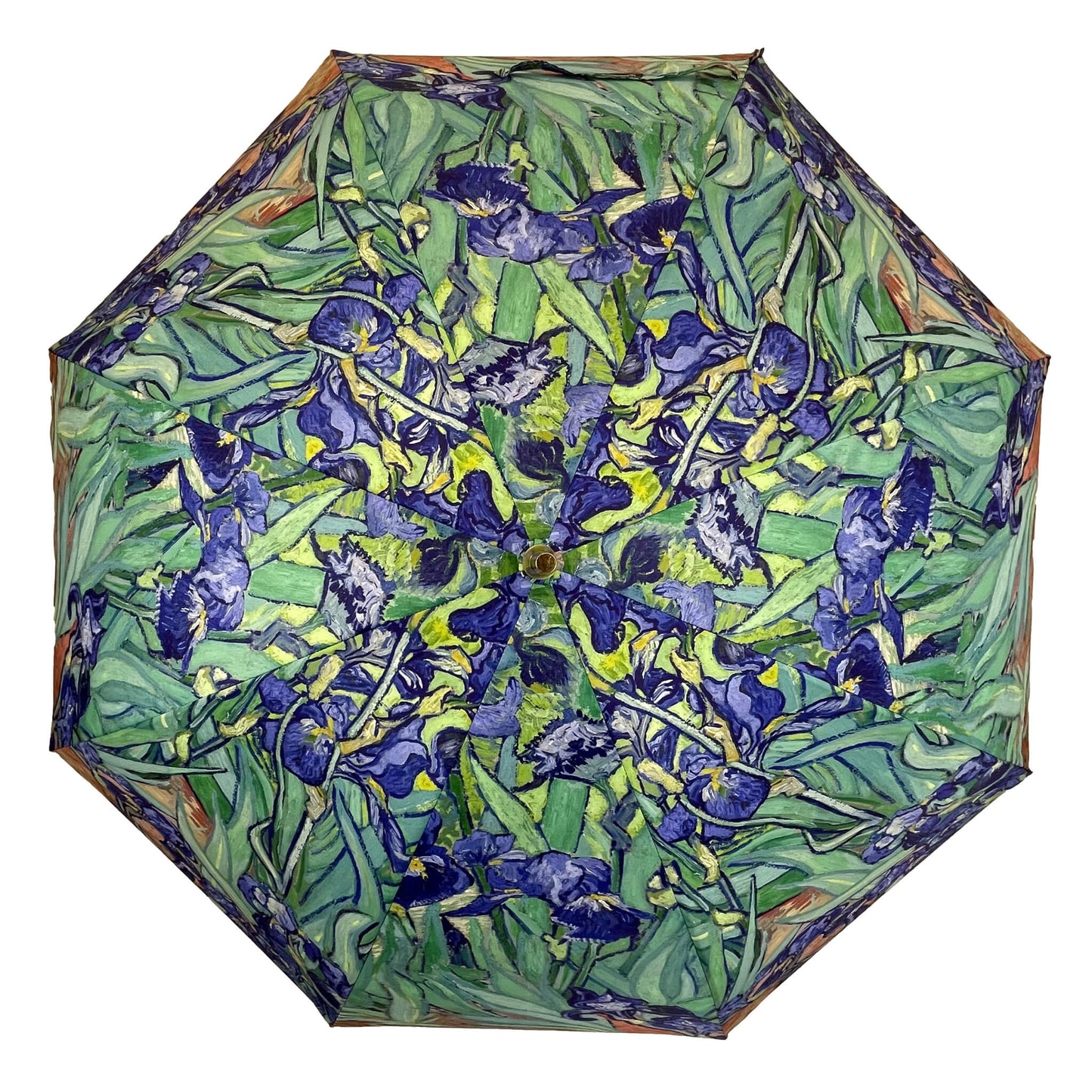 Umbrella Floor Lampstand Featuring Van Gogh Irises