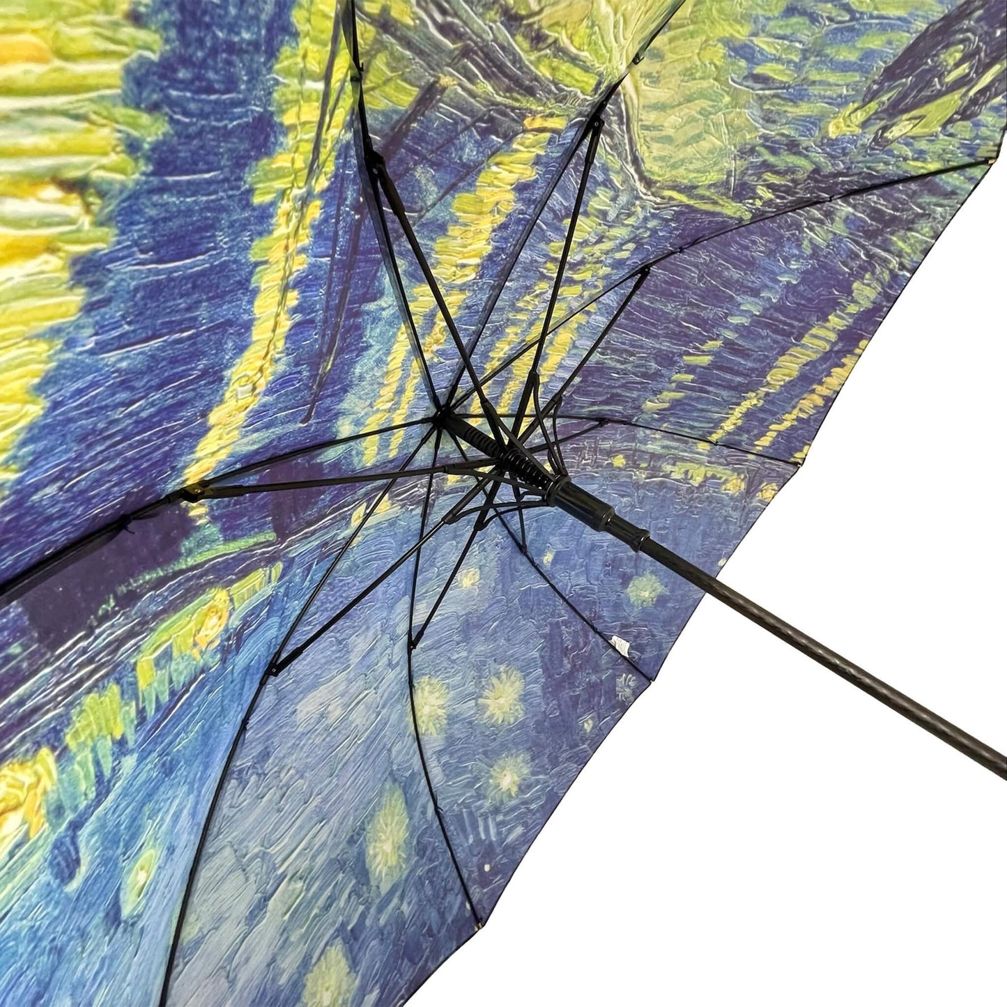 Storm King Art Umbrella Featuring Van Gogh "Starry Night Over the Rhone" Design