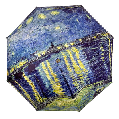 Umbrella Wall Light Featuring Van Gogh Over the Rhone