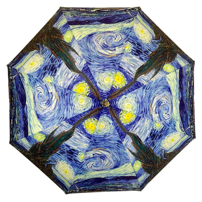 Umbrella Floor Lampstand Featuring Van Gogh Starry Night