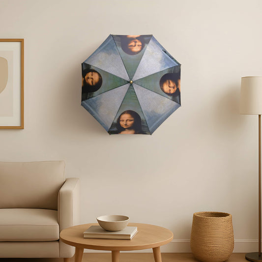Umbrella Wall Light Featuring De Vinci Mona Lisa