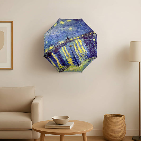 Umbrella Wall Light Featuring Van Gogh Over the Rhone